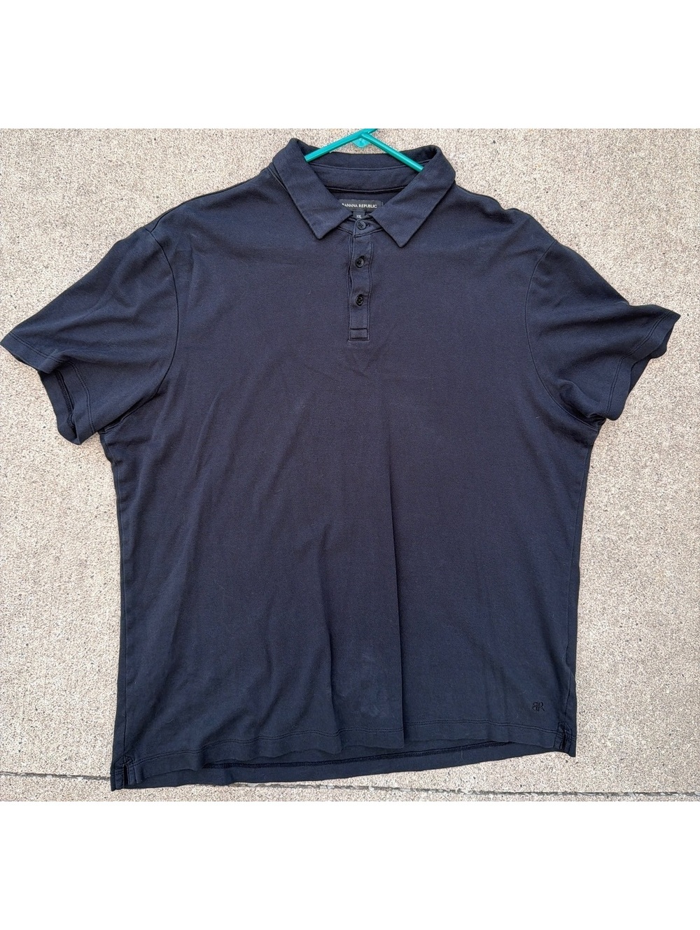 2XL - Men - Banana Republic Black Polo Shirt 100% Cotton